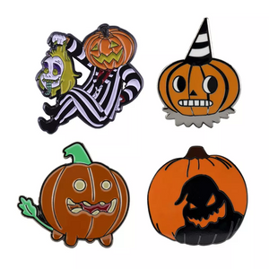 Halloween Pumpkin Lapel Pins Decorations Enamel Pins Badge