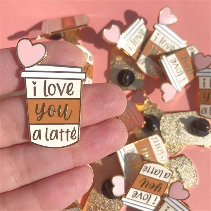 Personal Cup Design High Quality Hard Enamel Coffee Pin