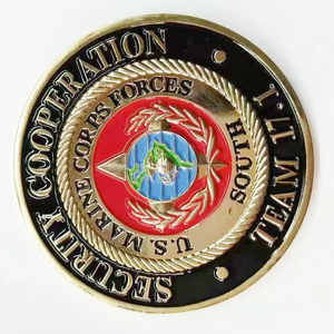Custom 3D Challenge Coins Soft Enamel Gold Palted Collector Coins Cheap Price USA Enamel Coins